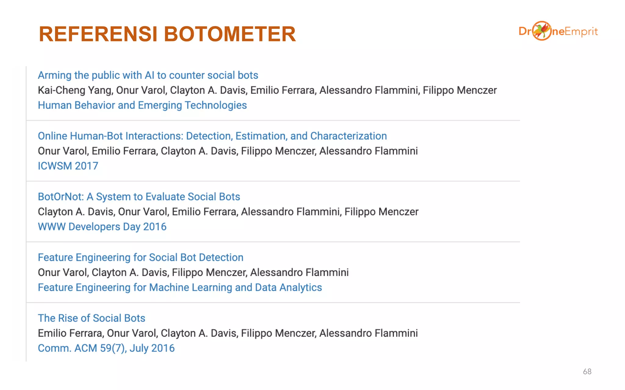 REFERENSI BOTOMETER
68
 