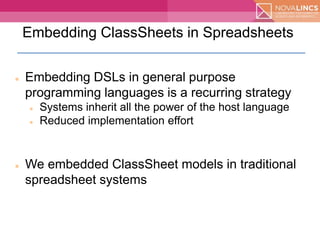 Model-Driven Spreadsheet Development
