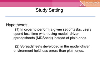 Model-Driven Spreadsheet Development