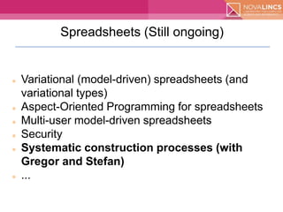 Model-Driven Spreadsheet Development