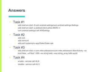 Android - ADB | PPTX