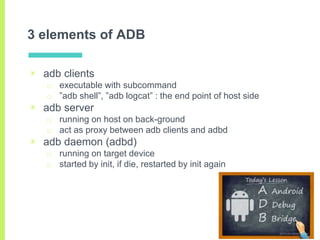 Adb Table Android - ADB | PPTX