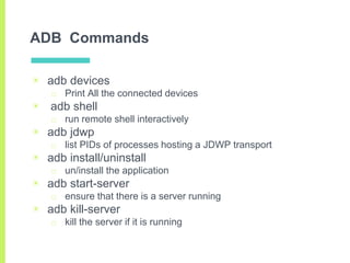 Android - ADB | PPTX