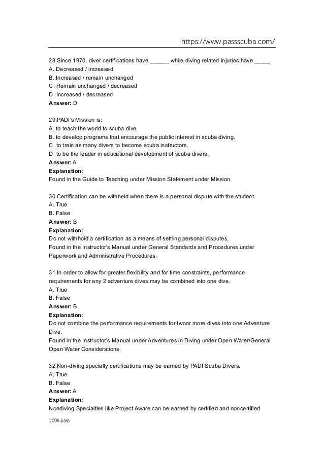 padi exam cheat sheet padi exam cheat sheet