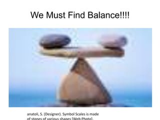 We Must Find Balance!!!!
anatoli, S. (Designer). Symbol Scales is made
 