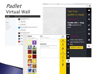 Padlet for interactive debates for collaborative learning