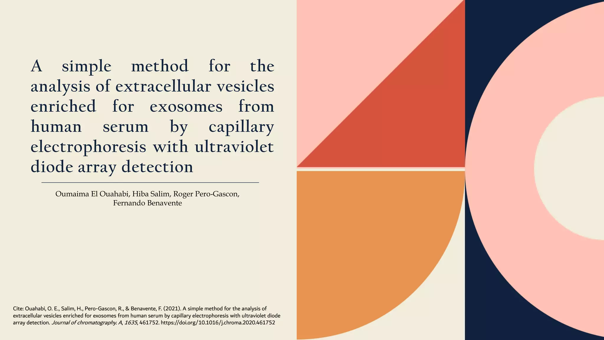 A simple method for the analysis of extracellular vesicles enriched for ...