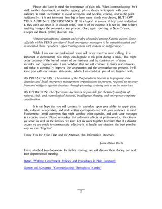 Padm 302 w_memo_revised | PDF