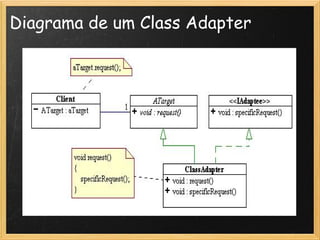 Diagrama de um Class Adapter

 
 