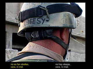 no hay abejas, cera, ni miel. no es fan abelles, cera, ni mel. 