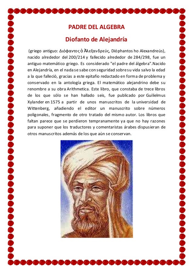Padre del algebra Padre del algebra