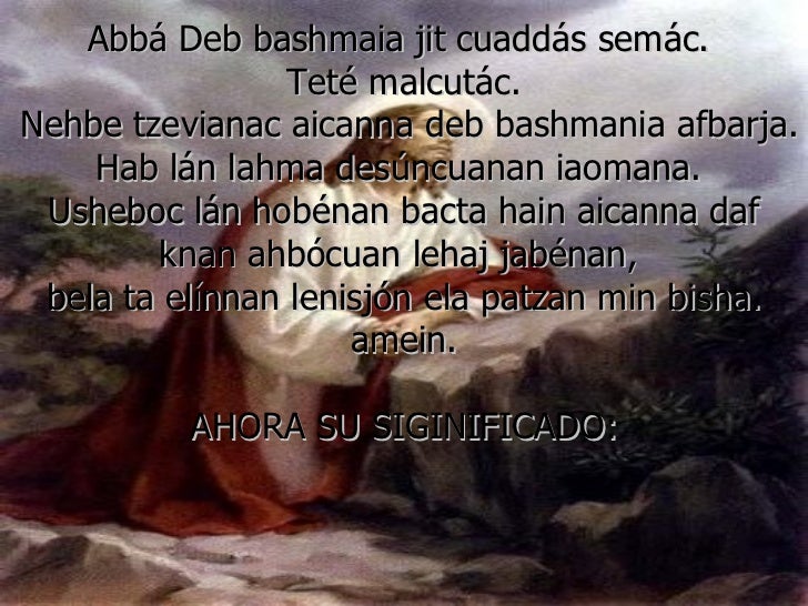 Padre Nuestro En Arameo