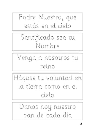 Padre Nuestro Para Ninos