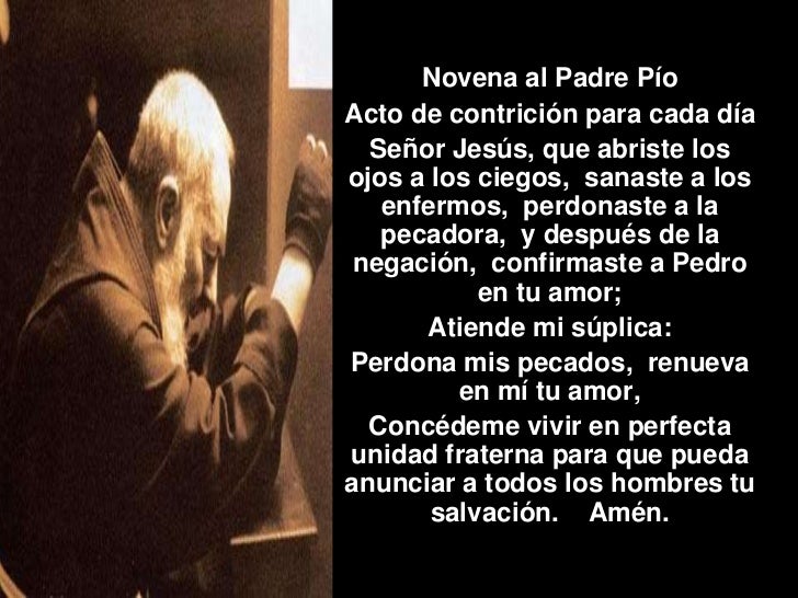Padre pío novena cuarto día