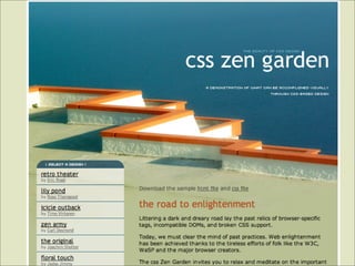 Padrões Web e algumas vantagens para o designer