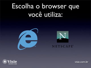 Padrões Web e algumas vantagens para o designer