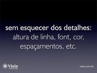 Padrões Web e algumas vantagens para o designer