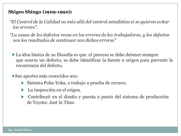 Padres de la calidad Aportes más significativos