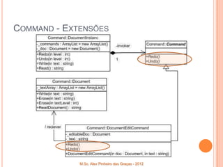 COMMAND - EXTENSÕES




             M.Sc. Alex Pinheiro das Graças - 2012
 