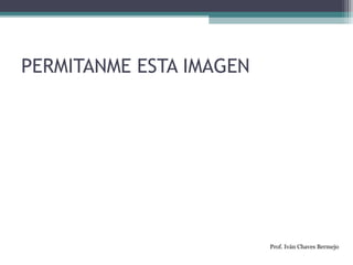 PERMITANME ESTA IMAGEN 
Prof. Iván Chaves Bermejo 
 