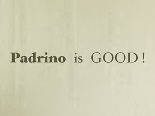 Padrino - the Godfather of Sinatra