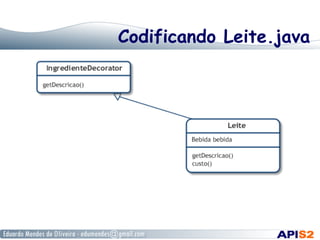 Codificando Leite.java
 