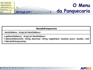 O Menu
da Panquecaria

 