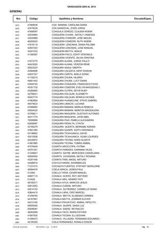 Padron graduados 2005-2014 | PDF
