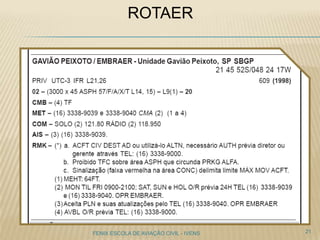 ROTAER
21FENIX ESCOLA DE AVIAÇÃO CIVIL - IVENS
 