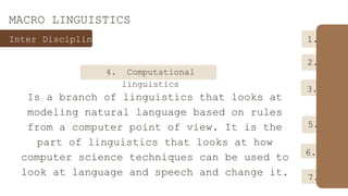 micro and macro linguistics | PPTX