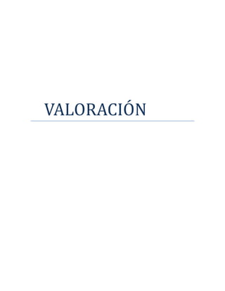 VALORACION
 