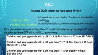 DKA
• DKA Calculator
• BSPED DKA Flowchart
 