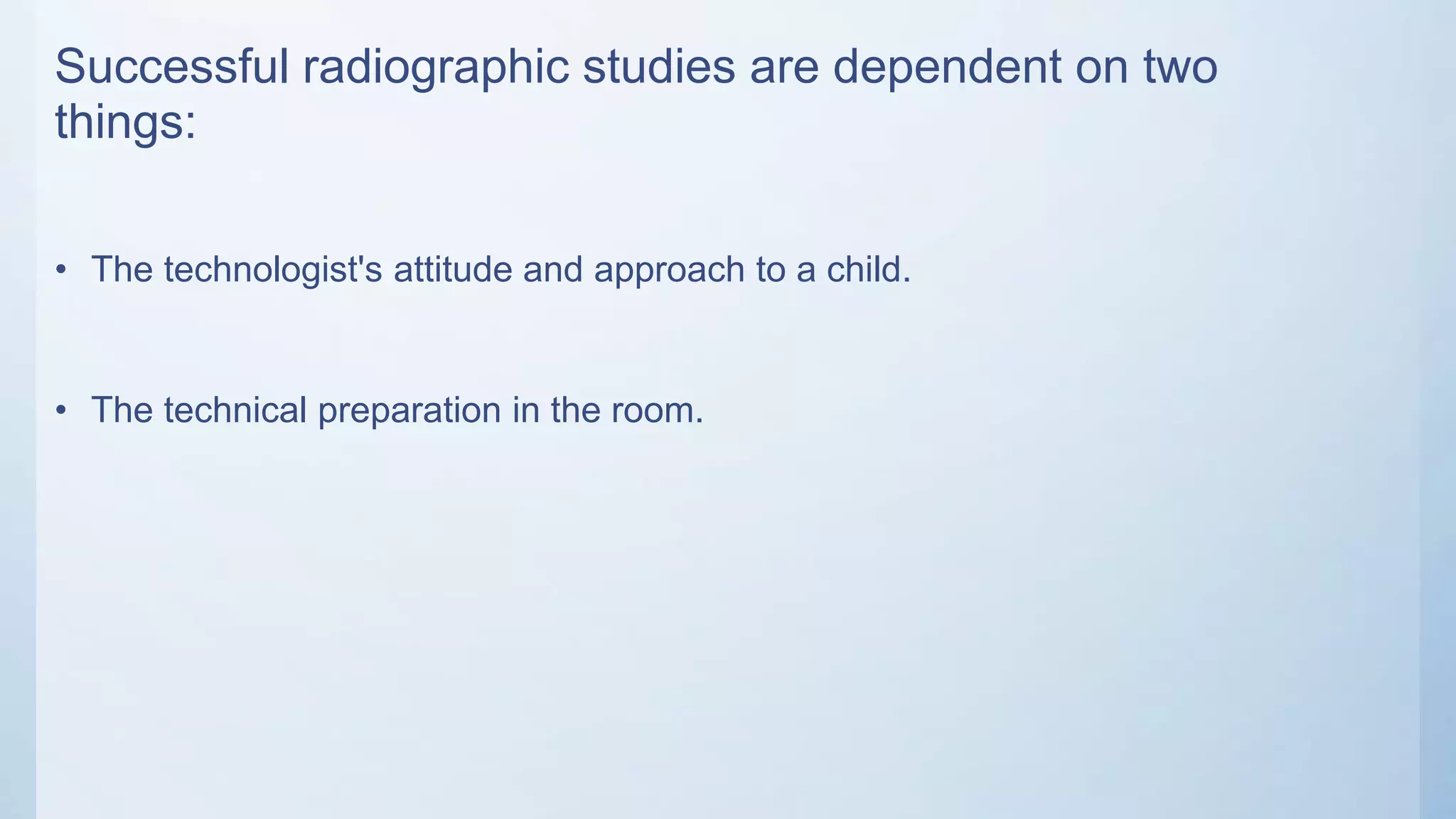 Paediatric radiography | PPTX