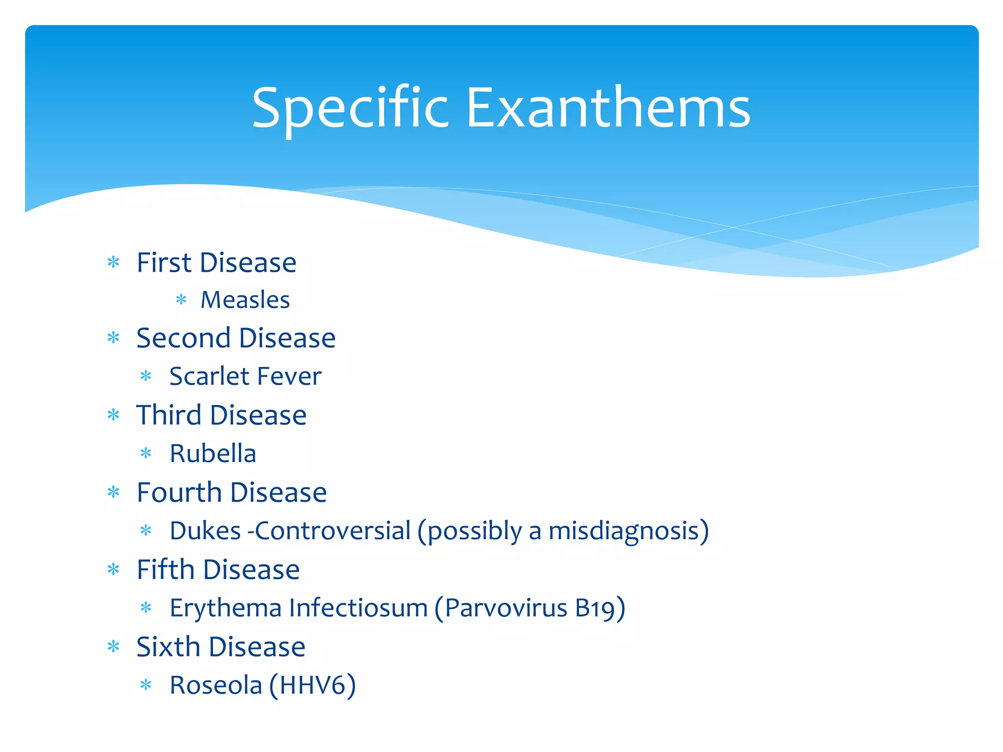 Paediatric rashes | PPTX