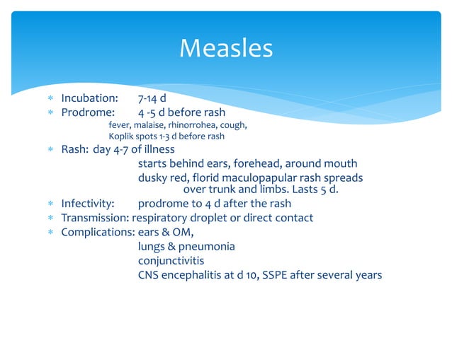 Paediatric rashes | PPTX | Infectious Diseases | Diseases and Conditions