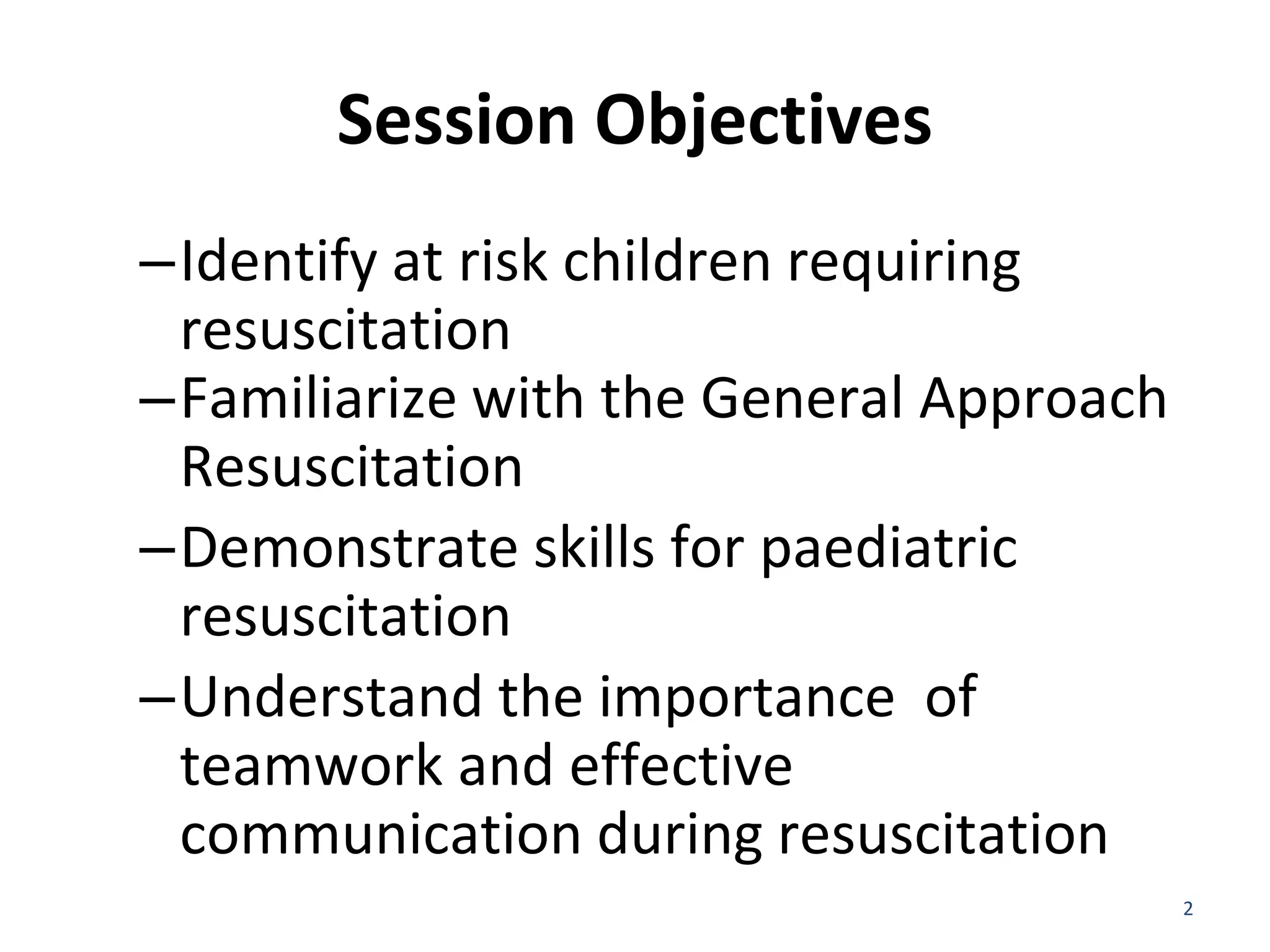 Paediatric Resuscitation Pptx