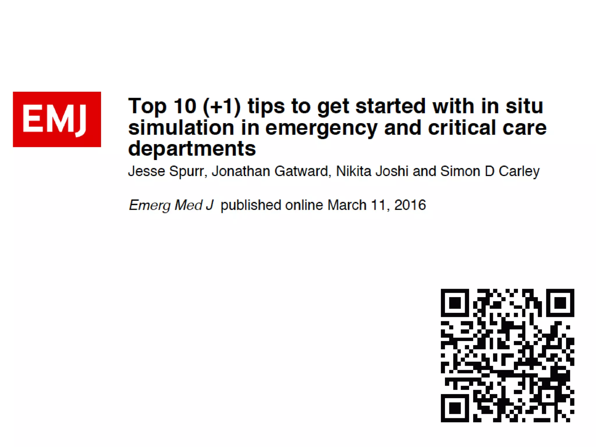 Using Simulation for Change