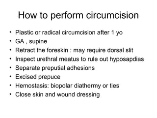 Paediatric Urology [Dr.Edmond Wong] | PPT