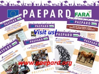 Visit us!
www.paepard.org
 