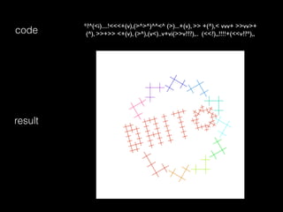 Pa++ern - esoteric language for embroidery (2009) | PPT