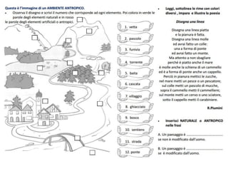 Paesaggi naturali e antropici