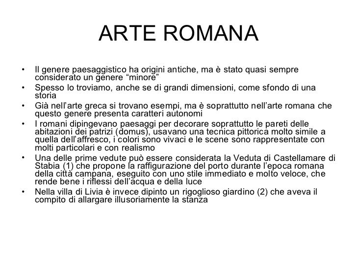 Arte greca e arte Romana — appunti di
