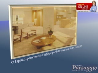 O Espaço gourmet é o espaço perfeito para sua festa, recepção 