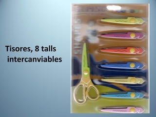 Tisores, 8 talls   intercanviables 