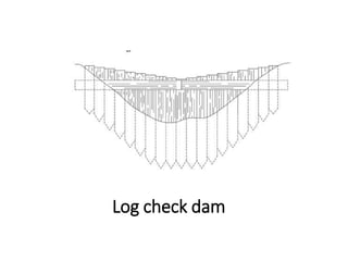 Log check dam
 