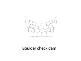 Boulder check dam
 