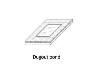 Dugout pond
 