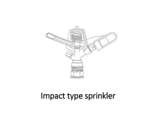 Impact type sprinkler
 