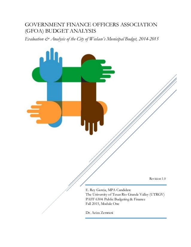 an analysis of government finance officers association an analysis of government finance officers association