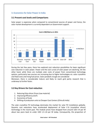Financial Feasibility of Solar Power Plant in India | DOCX